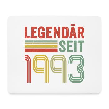 Legendär seit 1993 jahrgang 1993 - Mousepad (Querformat) - Weiß - Vorne