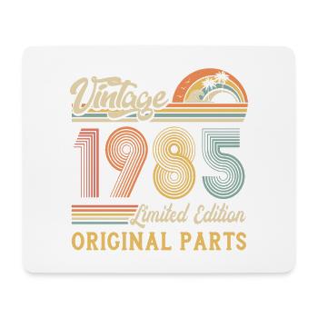 Vintage 1985 édition limitée pièces d’origine - Tapis de souris (format paysage) - blanc - Devant