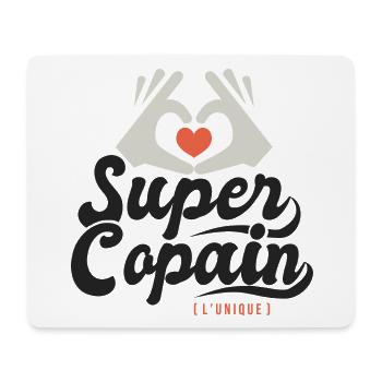 Super copain l unique cadeau copain ami - Tapis de souris (format paysage) - blanc - Devant