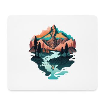 SURREAL - Mouse Pad (horizontal) - white - Front