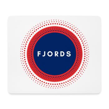 Norwegische Fjorde - Mousepad (Querformat) - Weiß - Vorne