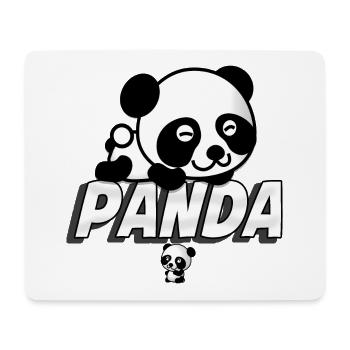 PANDA PANDA - Mousepad (Querformat) - Weiß - Vorne