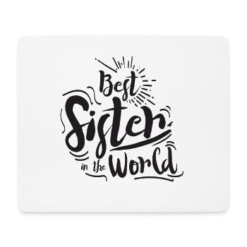 Schwester - Mousepad (Querformat) - Weiß - Vorne