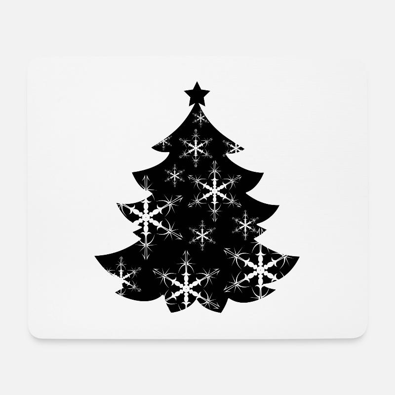 Weihnachtsbaum - Tannenbaum - Mousepad (Querformat) - Weiß