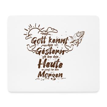 Bibelverse - Christlich - Jesus - Mousepad (Querformat) - Weiß - Vorne
