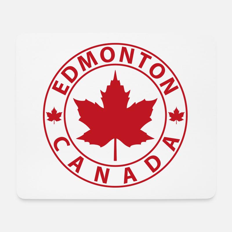 Edmonton - Mousepad (Querformat) - Weiß