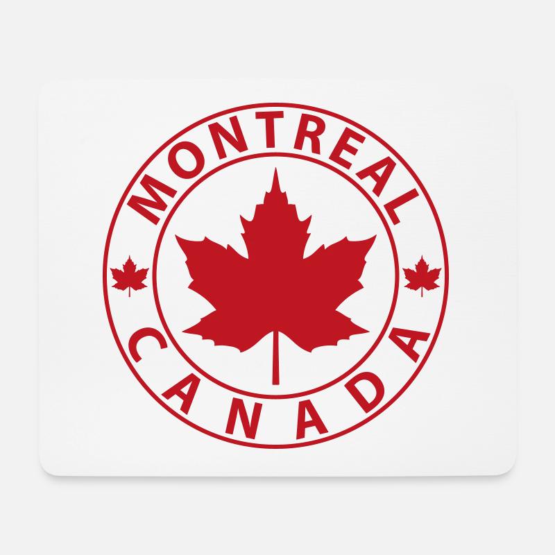 Montréal - Tapis de souris (format paysage) - blanc