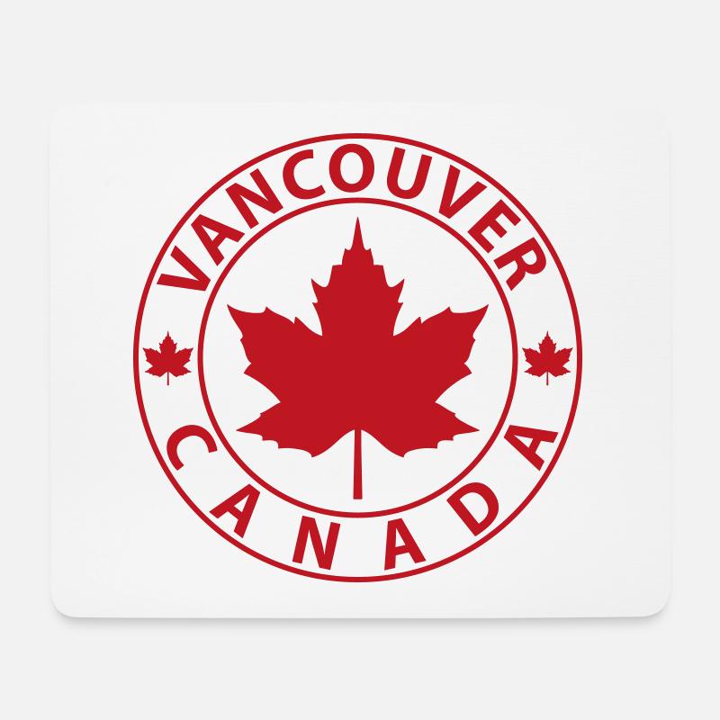 Vancouver - Mousepad (Querformat) - Weiß