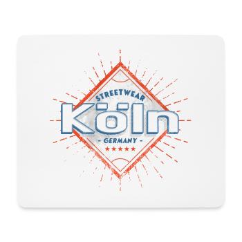 Cologne Allemagne Ville Skyline Accueil Amour - Tapis de souris (format paysage) - blanc - Devant