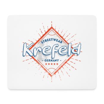 Krefeld Deutschland Stadt Skyline Heimat Liebe - Mousepad (Querformat) - Weiß - Vorne