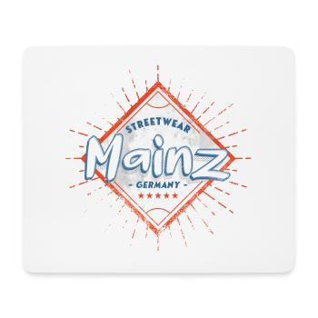 Mainz Deutschland Stadt Skyline Heimat Liebe - Mousepad (Querformat) - Weiß - Vorne