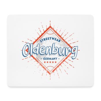 Oldenburg Germany City Skyline Home Love - Mouse Pad (horizontal) - white - Front