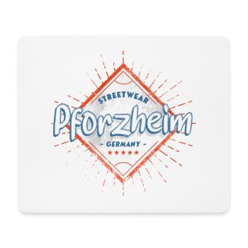 Pforzheim Allemagne Ville Skyline Accueil Amour - Tapis de souris (format paysage) - blanc - Devant