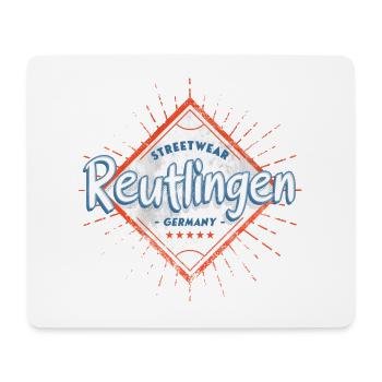 Reutlingen Deutschland Stadt Skyline Heimat Liebe - Mousepad (Querformat) - Weiß - Vorne