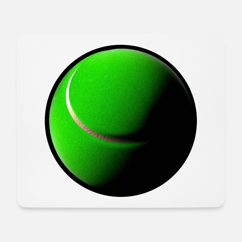 Tennis ball sunrise - Mouse Pad (horizontal) - white