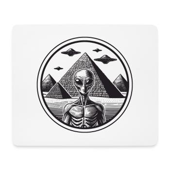 Ancien extraterrestre - Tapis de souris (format paysage) - blanc - Devant