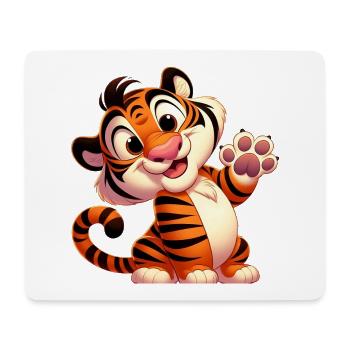 Tiger 7 - Mouse Pad (horizontal) - white - Front