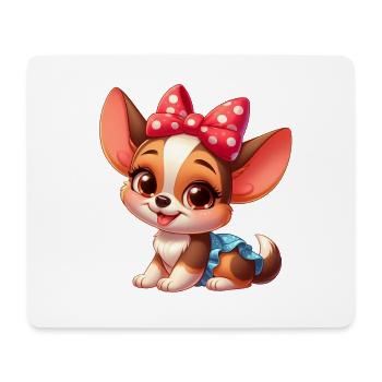 Chihuahua 9 - Mouse Pad (horizontal) - white - Front