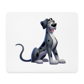 Great Dane - Mouse Pad (horizontal) - white - Front