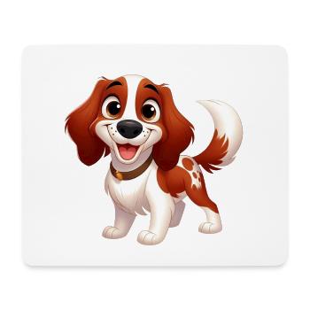 epagneul breton 11 - Tapis de souris (format paysage) - blanc - Devant