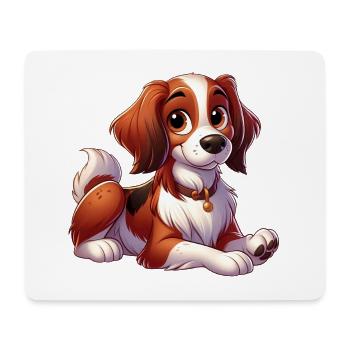 Brittany Spaniel 10 - Mouse Pad (horizontal) - white - Front