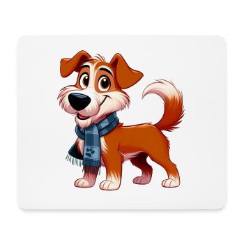 fox terrier 7 - Tapis de souris (format paysage) - blanc - Devant