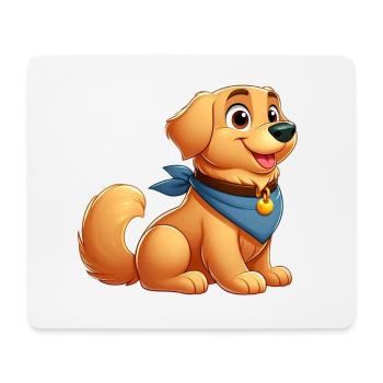 Labrador 3 - Mousepad (Querformat) - Weiß - Vorne
