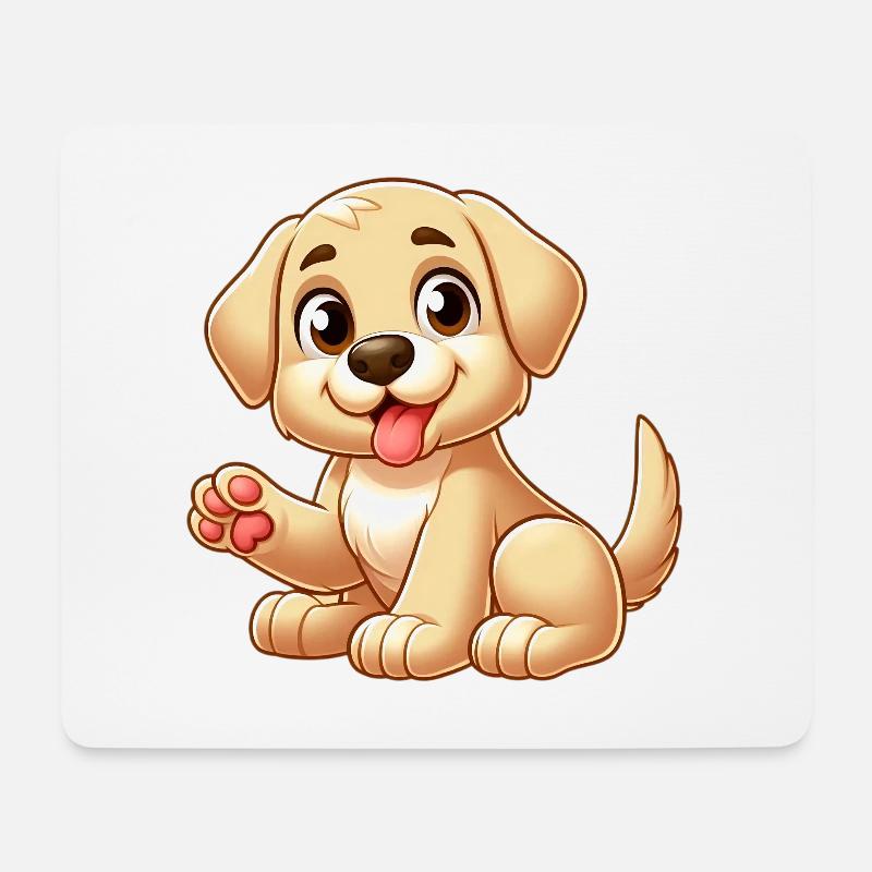 Labrador 8 - Mouse Pad (horizontal) - white