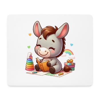 donkey 3 - Mouse Pad (horizontal) - white - Front