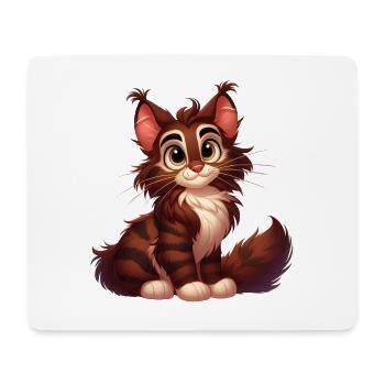 Maine Coon 8 - Mouse Pad (horizontal) - white - Front