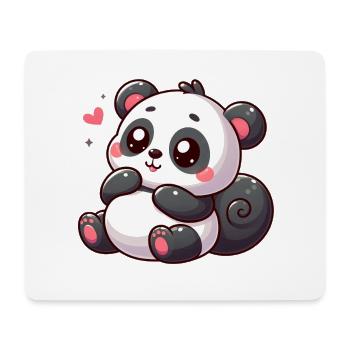 panda - Tapis de souris (format paysage) - blanc - Devant