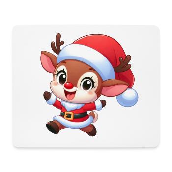 Rudolf 1 - Mousepad (Querformat) - Weiß - Vorne