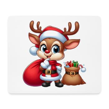 Rudolf 4 - Mousepad (Querformat) - Weiß - Vorne
