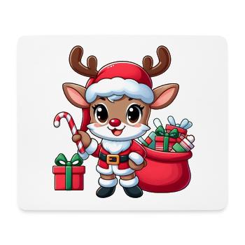 Rudolf 3 - Mousepad (Querformat) - Weiß - Vorne