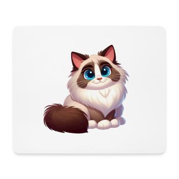 Ragdoll 14 - Mousepad (Querformat) - Weiß - Vorne