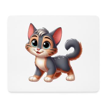 Shorthair 2 - Mouse Pad (horizontal) - white - Front