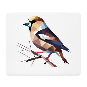 Pinson des arbres – Le jeu de couleurs de la nature - Tapis de souris (format paysage) - blanc - Devant