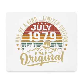 July 1979 Original 1979 July 1979 Gift - Mouse Pad (horizontal) - white - Front