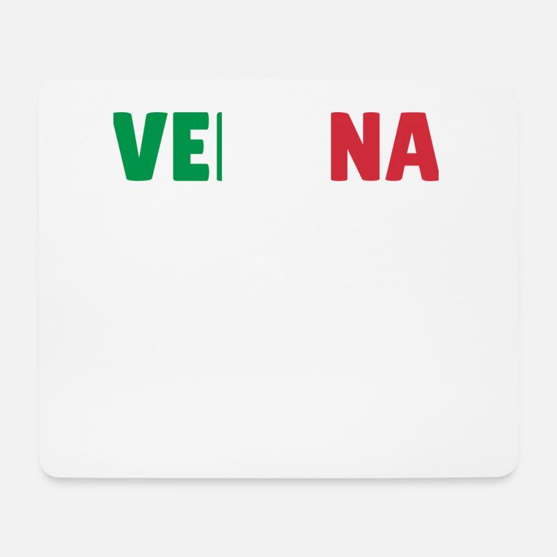 Verona Italien Flagge Urlaub Geschenk - Mousepad (Querformat) - Weiß