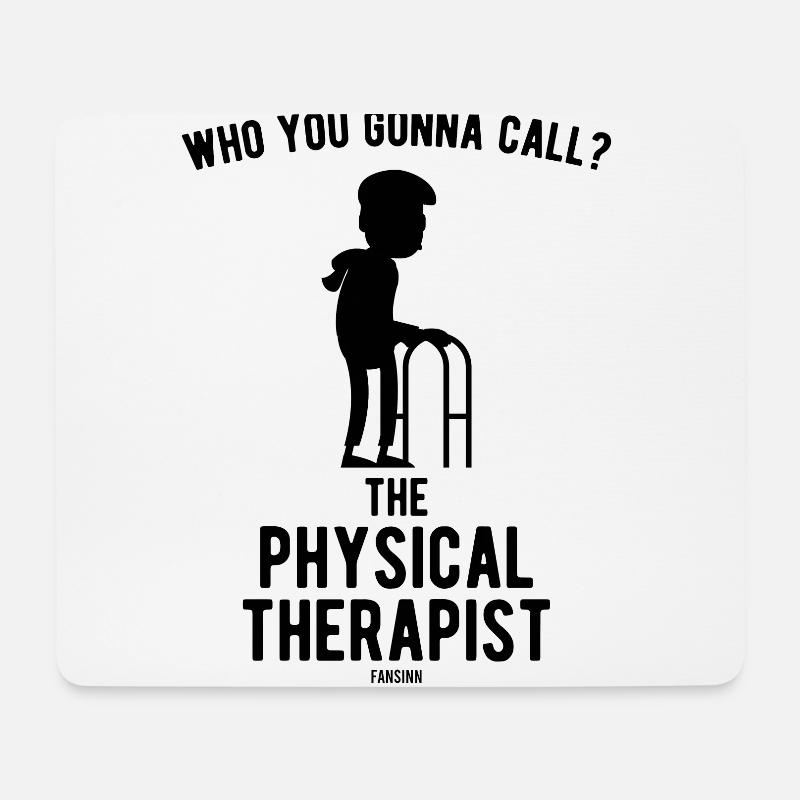 Physiotherapie - Mousepad (Querformat) - Weiß