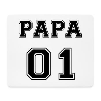 papa01 - Tapis de souris (format paysage) - blanc - Devant