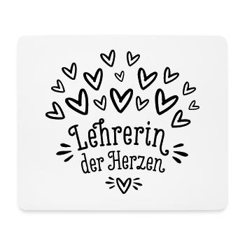 Lehrerin der Herzen Klassenlehrerin Geschenk - Mousepad (Querformat) - Weiß - Vorne