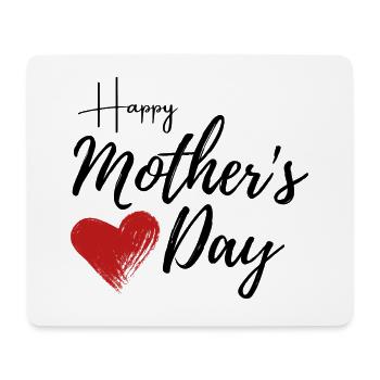 Happy Mother's Day - Mouse Pad (horizontal) - white - Front