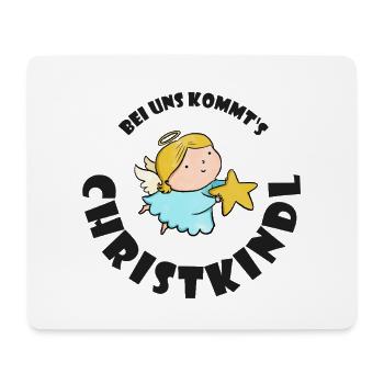 Christkind mit Stern Weihnachten Kreis - Mousepad (Querformat) - Weiß - Vorne