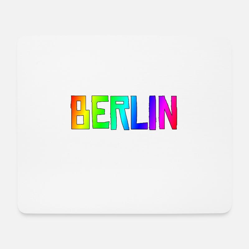 Berlin - Mousepad (Querformat) - Weiß