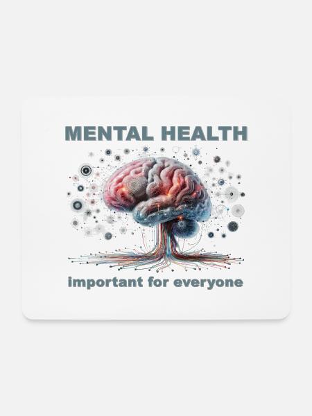 Gesundheit - Mousepad (Querformat) - Weiß