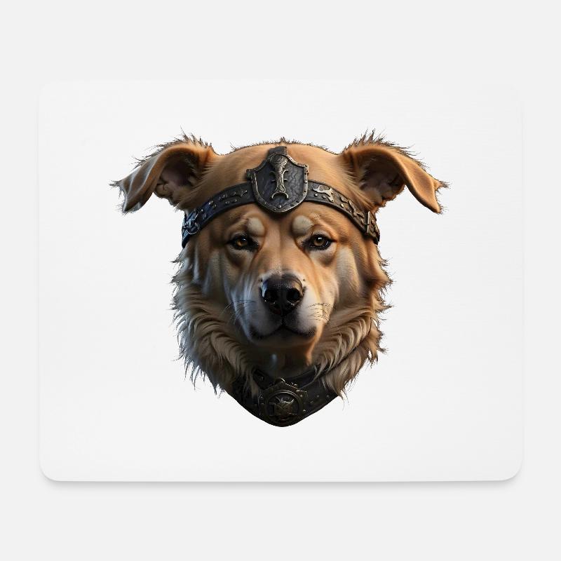 Odin's Gefährte - Mousepad (Querformat) - Weiß