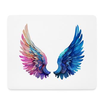Angel wings - Mouse Pad (horizontal) - white - Front