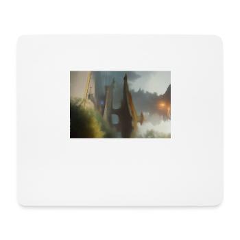 Gemälde Japan - Mousepad (Querformat) - Weiß - Vorne