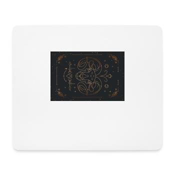 Zeichen des Widders: Sternbild Tierkreis - Mousepad (Querformat) - Weiß - Vorne